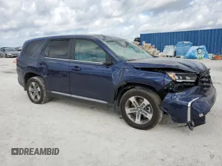 2025 Honda Pilot EX-L with VIN 5FNYG1H48SB026054, listed as a Copart auction lot 45675585 with 6,640 mi miles and Non Repairable. Bid and sale history available at carsss.com. Image 4.