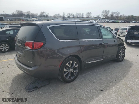 2017 Chrysler Pacifica Limited with VIN 2C4RC1GG3HR559437, listed as a Copart auction lot 49320295 with 114,984 mi miles and Salvage Title. Bid and sale history available at carsss.com. Image 3.