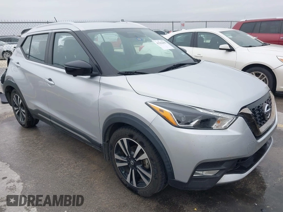 2019 Nissan Kicks S with VIN 3N1CP5CU0KL568570, listed as a IAAI auction lot 41562696 with 85,141 mi miles and . Bid and sale history available at carsss.com. Image 1.