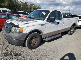 2008 Ford F-150 XL with VIN 1FTVF12548KB82613, listed as a Copart auction lot 44939455 with 281,353 mi miles and Salvage Title. Bid and sale history available at carsss.com. Image 1.