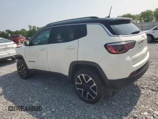 2018 Jeep Compass Limited z VIN 3C4NJDCB6JT206659, wystawiony jako Copart lot #58779315 z przebiegiem Nie podano mil oraz Szkoda całkowita • Salvage title. Historia ofert i sprzedaży dostępna na DreamBid. Obrazek 2.