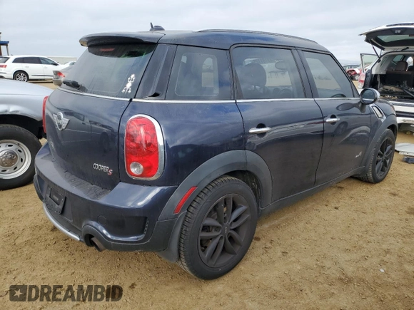 2011 MINI Countryman S with VIN WMWZC5C53BWH99985, listed as a Copart auction lot 89191125 with 90,177 mi miles and Salvage Title. Bid and sale history available at DreamBid. Image 3.