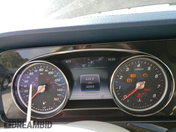 2018 Mercedes-Benz E-Class E 400 with VIN WDD1K6FB2JF030356, listed as a Copart auction lot 42781033 with 40,925 mi miles. Bid and sale history available at carsss.com. Image 9.