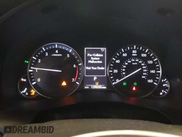 2016 Lexus ES with VIN 58ABK1GG2GU013853, listed as a Copart auction lot 52136365 with 139,050 mi miles and Salvage Title. Bid and sale history available at carsss.com. Image 9.