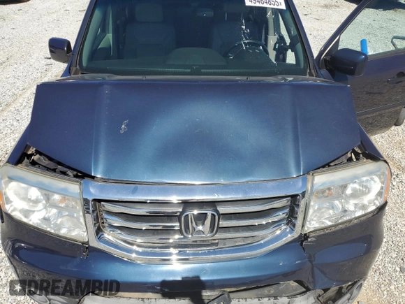 2012 Honda Pilot EX-L with VIN 5FNYF4H75CB071727, listed as a Copart auction lot 49464855 with 139,453 mi miles and Salvage Title. Bid and sale history available at DreamBid. Image 12.