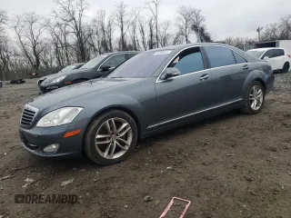 2008 Mercedes-Benz S-Class 5.5L V8 with VIN WDDNG86XX8A197730, listed as a Copart auction lot 50380855 with 106,518 mi miles and Salvage Title. Bid and sale history available at carsss.com. Image 1.