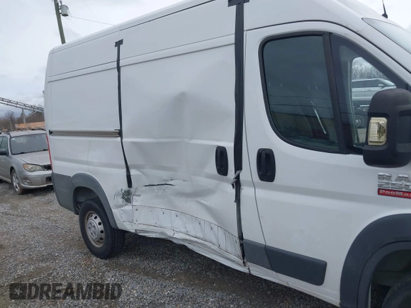 2018 Ram ProMaster Cargo with VIN 3C6TRVCG5JE138772, listed as a IAAI auction lot 41544444 with 87,477 mi miles and . Bid and sale history available at DreamBid. Image 6.