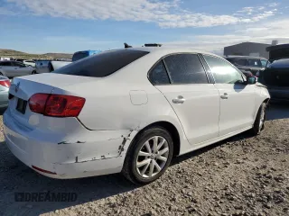 2012 Volkswagen Jetta Sedan SE w/Convenience & Sunroof with VIN 3VWDX7AJ8CM423579, listed as a Copart auction lot 50380295 with 0 mi miles and Salvage Title. Bid and sale history available at carsss.com. Image 3.
