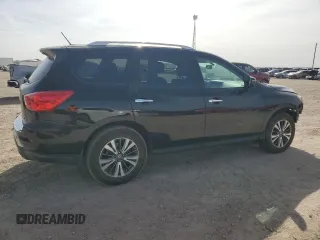 2017 Nissan Pathfinder SL with VIN 5N1DR2MMXHC903892, listed as a Copart auction lot 51174895 with 133,868 mi miles and Salvage Title. Bid and sale history available at DreamBid. Image 3.
