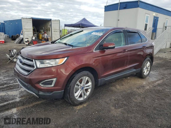 2015 Ford Edge SEL with VIN 2FMTK4J93FBB89807, listed as a Copart auction lot 81431204 with 0 mi miles and Non Repairable. Bid and sale history available at carsss.com. Image 1.