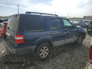 2007 Ford Expedition XLT with VIN 1FMFU16517LA34427, listed as a Copart auction lot 56547695 with 131,048 mi miles and Salvage title. Bid and sale history available at DreamBid. Image 3.