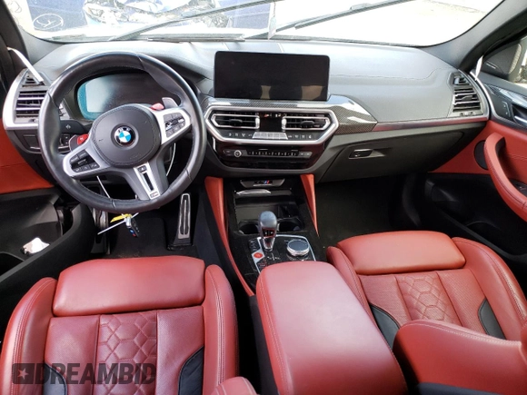2022 BMW X4 M z VIN 5YM23EC08N9J85904, wystawiony jako Copart lot #41979823 z przebiegiem Nie podano mil oraz . Historia ofert i sprzedaży dostępna na DreamBid. Obrazek 8.