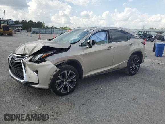 2019 Lexus RX 350 with VIN 2T2ZZMCA6KC120981, listed as a Copart auction lot 51824695 with 92,140 mi miles and Salvage Title. Bid and sale history available at DreamBid. Image 1.