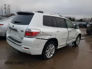2013 Toyota Highlander Hybrid Limited with VIN JTEDC3EH9D2014297, listed as a Copart auction lot 84875994 with 171,150 mi miles and Salvage Title. Bid and sale history available at carsss.com. Image 3.