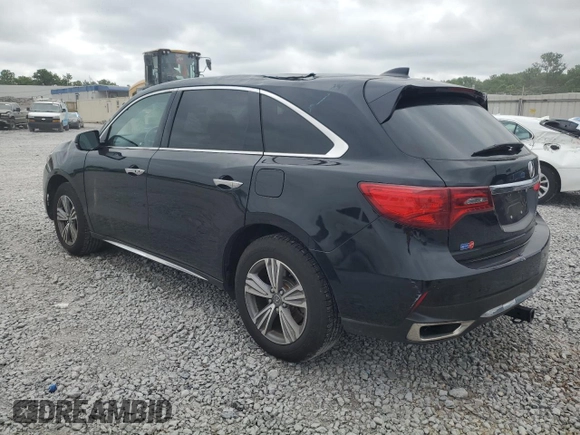 2020 Acura MDX with VIN 5J8YD4H33LL045533, listed as a Copart auction lot 59748405 with 41,649 mi miles and Salvage title. Bid and sale history available at DreamBid. Image 2.
