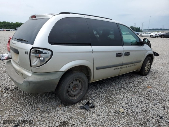 2007 Dodge Caravan SE with VIN 1D4GP25E47B258808, listed as a Copart auction lot 59620114 with 0 mi miles and Salvage Title. Bid and sale history available at carsss.com. Image 3.