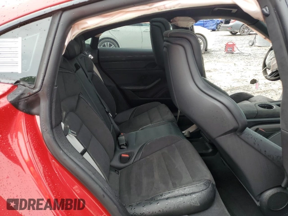 2024 Porsche Taycan GTS with VIN WP0AD2Y11RSA47589, listed as a Copart auction lot 73954444 with 4,452 mi miles and Salvage Title. Bid and sale history available at DreamBid. Image 10.