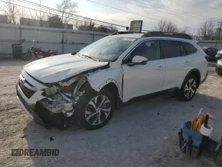 2021 Subaru Outback Limited with VIN 4S4BTANC1M3195342, listed as a Copart auction lot 47743625 with 12,303 mi miles and Non repairable. Bid and sale history available at DreamBid. Image 1.