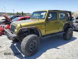 2008 Jeep Wrangler Unlimited X с VIN 1J4GA39108L620859, выставлен на аукционе Copart как лот 57522705 с пробегом 144 959 миль миль и Чистый • Clean title. История ставок и продаж доступна на DreamBid. Изображение 1.