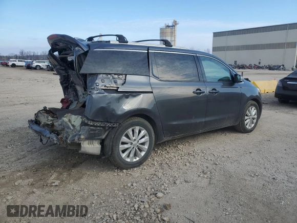 2017 Kia Sedona EX with VIN KNDMC5C18H6334313, listed as a Copart auction lot 86883544 with 153,944 mi miles and Salvage Title. Bid and sale history available at DreamBid. Image 3.