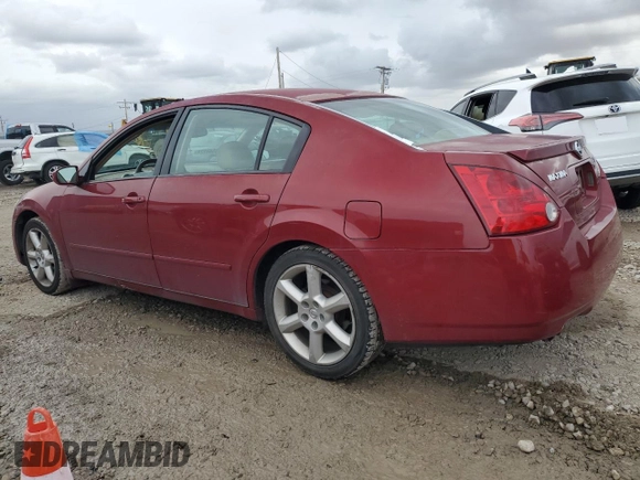2004 Nissan Maxima SE with VIN 1N4BA41E84C878406, listed as a Copart auction lot 78540124 with 166,655 mi miles and Clean Title. Bid and sale history available at carsss.com. Image 2.
