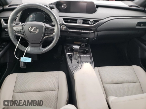 2020 Lexus UX with VIN JTHP3JBH8L2030935, listed as a Copart auction lot 60865774 with 25,743 mi miles and Salvage Title. Bid and sale history available at carsss.com. Image 8.
