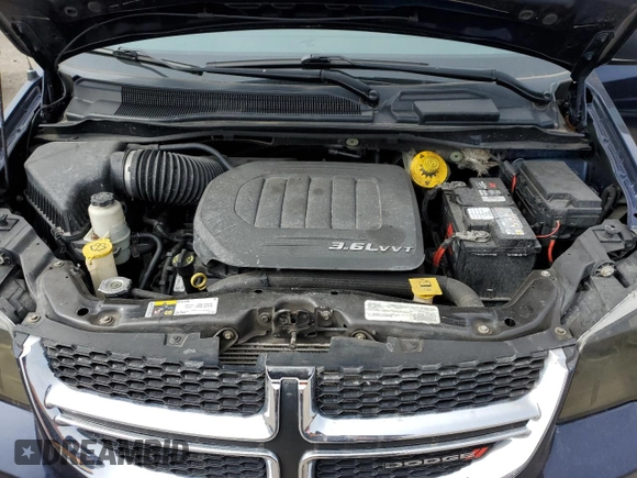 2015 Dodge Grand Caravan SE with VIN 2C4RDGBG5FR747087, listed as a Copart auction lot 50343765 with 195,018 mi miles and Salvage Title. Bid and sale history available at DreamBid. Image 12.