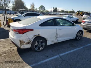 2013 Hyundai Elantra Coupe SE with VIN KMHDH6AE2DU006528, listed as a Copart auction lot 87547195 with 81,980 mi miles and Salvage Title. Bid and sale history available at carsss.com. Image 3.