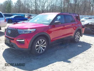 2023 Ford Explorer ST-Line with VIN 1FMSK7KH2PGB28056, listed as a IAAI auction lot 41645742 with 7,620 mi miles. Bid and sale history available at carsss.com. Image 2.