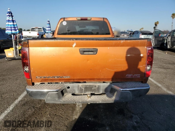 2005 GMC Canyon SLE Z85 with VIN 1GTCS196958110395, listed as a Copart auction lot 71840354 with 369,030 mi miles and Salvage Title. Bid and sale history available at carsss.com. Image 6.