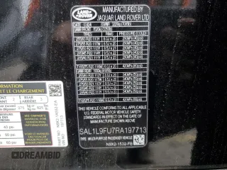2024 Land Rover Range Rover Sport Dynamic SE with VIN SAL1L9FU7RA197713, listed as a Copart auction lot 59403465 with 4,320 mi miles and Salvage title. Bid and sale history available at DreamBid. Image 13.