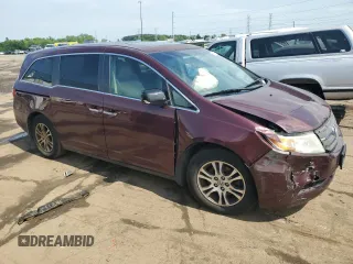 2013 Honda Odyssey EX-L with VIN 5FNRL5H63DB033313, listed as a Copart auction lot 64326065 with Not provided miles and Clean title. Bid and sale history available at DreamBid. Image 4.