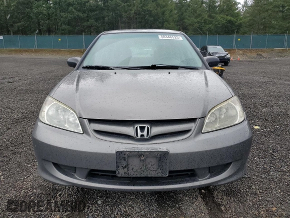 2004 Honda Civic LX with VIN 2HGES15524H625190, listed as a Copart auction lot 50346525 with 160,807 mi miles and Salvage Title. Bid and sale history available at DreamBid. Image 5.