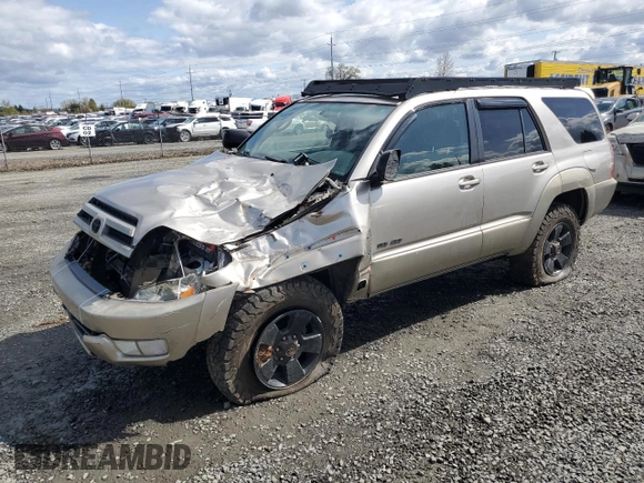 2004 Toyota 4Runner SR5 z VIN JTEBU14R340025360, wystawiony jako Copart lot #50414135 z przebiegiem 251 555 mil mil oraz Szkoda całkowita • Salvage title. Historia ofert i sprzedaży dostępna na DreamBid. Obrazek 1.