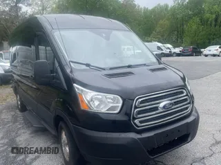 2019 Ford Transit Passenger XL with VIN 1FBAX2CG7KKA76606, listed as a Copart auction lot 52381375 with 165,799 mi miles and Clean Title. Bid and sale history available at carsss.com. Image 1.