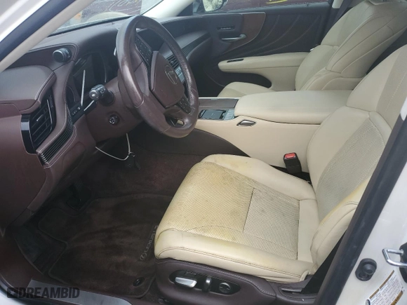2019 Lexus LS with VIN JTHB51FFXK5009417, listed as a Copart auction lot 74072624 with 0 mi miles and Salvage Title. Bid and sale history available at carsss.com. Image 7.