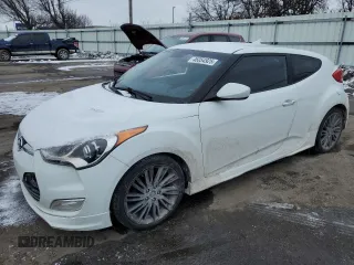 2013 Hyundai Veloster RE:MIX with VIN KMHTC6AD4DU136196, listed as a Copart auction lot 46054925 with 121,487 mi miles and Salvage title. Bid and sale history available at DreamBid. Image 1.