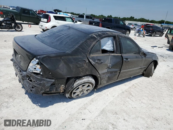 2002 Mercedes-Benz C 230/260/280/320 z VIN WDBRF61J32F222367, wystawiony jako Copart lot #59772325 z przebiegiem Nie podano mil oraz Szkoda całkowita • Salvage title. Historia ofert i sprzedaży dostępna na DreamBid. Obrazek 3.