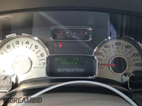 2012 Ford Expedition Max Limited с VIN 1FMJK2A53CEF41714, выставлен на аукционе Copart как лот 53053645 с пробегом 255 896 миль миль и Списание • Salvage title. История ставок и продаж доступна на DreamBid. Изображение 9.