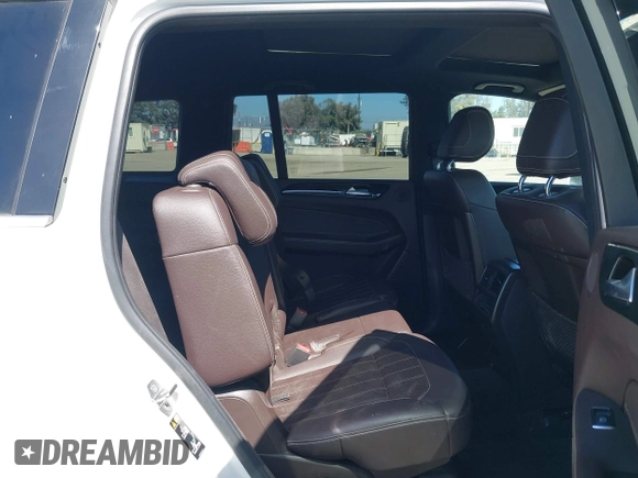 2018 Mercedes-Benz GLS 450 with VIN 4JGDF6EE6JB132415, listed as a IAAI auction lot 42283484 with 54,090 mi miles and . Bid and sale history available at DreamBid. Image 8.
