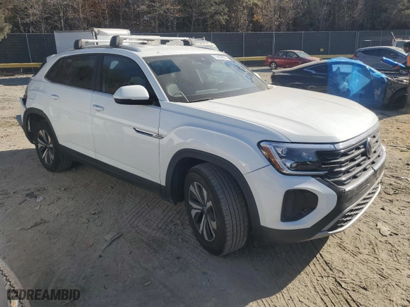 2024 Volkswagen Atlas Cross Sport 2.0T SE with VIN 1V2LE2CA0RC236608, listed as a Copart auction lot 79430654 with 9,705 mi miles and Salvage Title. Bid and sale history available at carsss.com. Image 4.