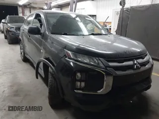 2020 Mitsubishi Outlander Sport ES 2.0 with VIN JA4AR3AU9LU026357, listed as a IAAI auction lot 41890652 with 111,448 mi miles. Bid and sale history available at carsss.com. Image 1.