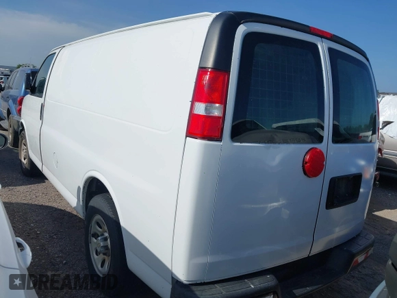 2014 Chevrolet Express Cargo with VIN 1GCSGAFX2E1156590, listed as a IAAI auction lot 42740427 with 351,114 mi miles and . Bid and sale history available at DreamBid. Image 3.