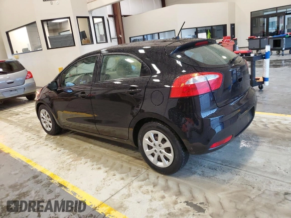 2012 Kia Rio LX with VIN KNADM5A36C6017394, listed as a Copart auction lot 54950815 with 121,300 mi miles and Clean Title. Bid and sale history available at DreamBid. Image 2.