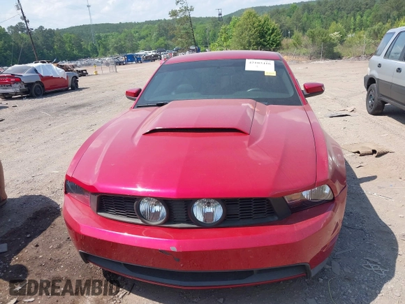 2010 Ford Mustang GT with VIN 1ZVBP8CH8A5154932, listed as a IAAI auction lot 42103416 with 44,502 mi miles. Bid and sale history available at carsss.com. Image 12.