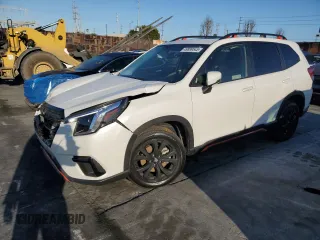 2023 Subaru Forester Sport with VIN JF2SKAGC9PH484465, listed as a Copart auction lot 49899545 with 59,347 mi miles and Salvage Title. Bid and sale history available at carsss.com. Image 1.