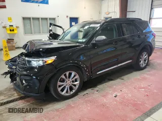 2024 Ford Explorer XLT z VIN 1FMSK8DH2RGA38850, wystawiony jako Copart lot #54100335 z przebiegiem 19 126 mil mil oraz Szkoda całkowita • Salvage title. Historia ofert i sprzedaży dostępna na DreamBid. Obrazek 1.