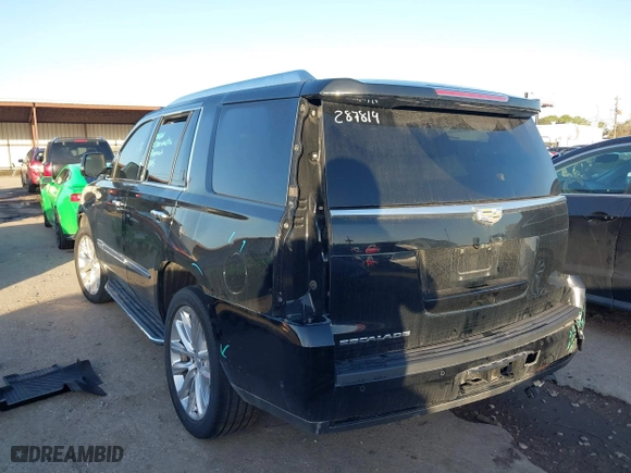 2020 Cadillac Escalade Luxury with VIN 1GYS3BKJ0LR159841, listed as a IAAI auction lot 41169730 with 84,246 mi miles. Bid and sale history available at carsss.com. Image 3.