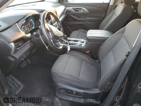 2019 Chevrolet Traverse LT Cloth z VIN 1GNERGKW0KJ142407, wystawiony jako Copart lot #42038515 z przebiegiem 130 871 mil mil oraz Nie do naprawy • Non repairable. Historia ofert i sprzedaży dostępna na DreamBid. Obrazek 7.