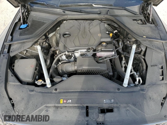 2022 Genesis G80 2.5T with VIN KMTGB4SC1NU104196, listed as a Copart auction lot 53179545 with 53,600 mi miles and Clean title. Bid and sale history available at DreamBid. Image 11.